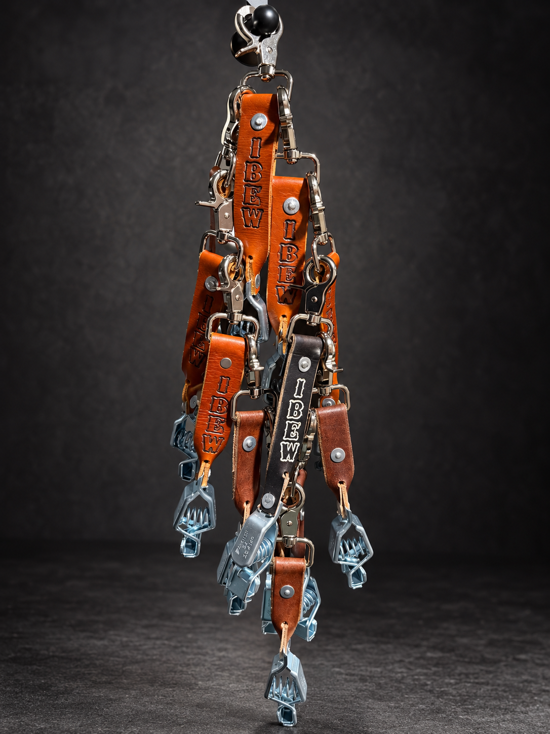 Leather glove holder